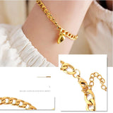 2Pcs/set Magnet Couple Bracelets Heart Attraction Bracelet Stainless Steel Charm