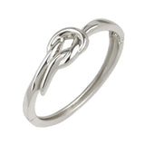 Korean Geometric Knot Cuff Bangle for Women