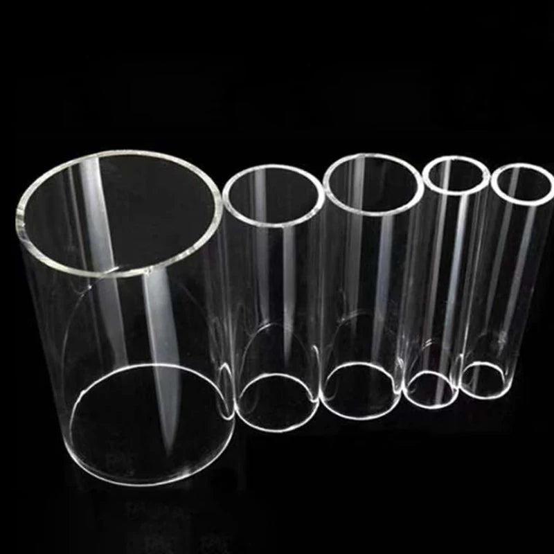 Acrylic Tube Aquarium Fish Tank Supplies Water Pipe Jewelry Holder Case