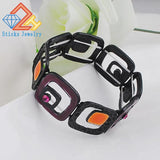 Charm Stretch Bracelet Geometric Shapes