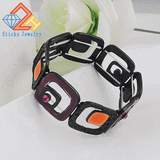 Charm Stretch Bracelet Geometric Shapes