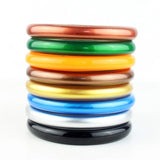 Colourful Glitter Silicone Bracelet Charm Bangle 10MM Round for Women