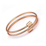Elastic Chain Link Bracelets Women Girls Charm Cuff Jewelry Gift