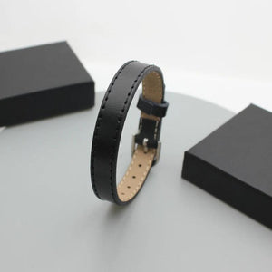 10pcs 10mm Leather Wristband Real Leather Bracelet 10mm x 210mm