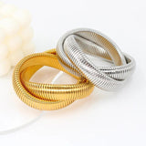 Kpop Elastic Bracelet 316L Stainless Steel Charms Gift