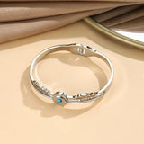 Waterproof Stainless Steel Devil Eye Charm Bangle