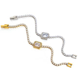 Stainless Steel Zircon Bracelet Bling Rhinestone Bangle
