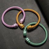Multi-color Flower Women Charm Bracelet Stainless Steel Hand Accessories
