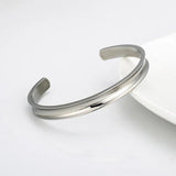 Stainless Steel Cuff Bracelet Hair Band Bangle Women Jewelry