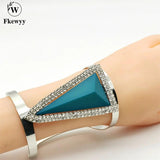 Triangle Plated Gothic Bracelet Charm Punk Accessories Gift