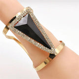 Triangle Plated Gothic Bracelet Charm Punk Accessories Gift