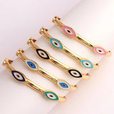 Boho Evil Eye 18K Plated Bangles Bracelets for Women Vintage Charm