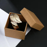 Leaf Charm Open Bracelet for Women Cuff Bangles