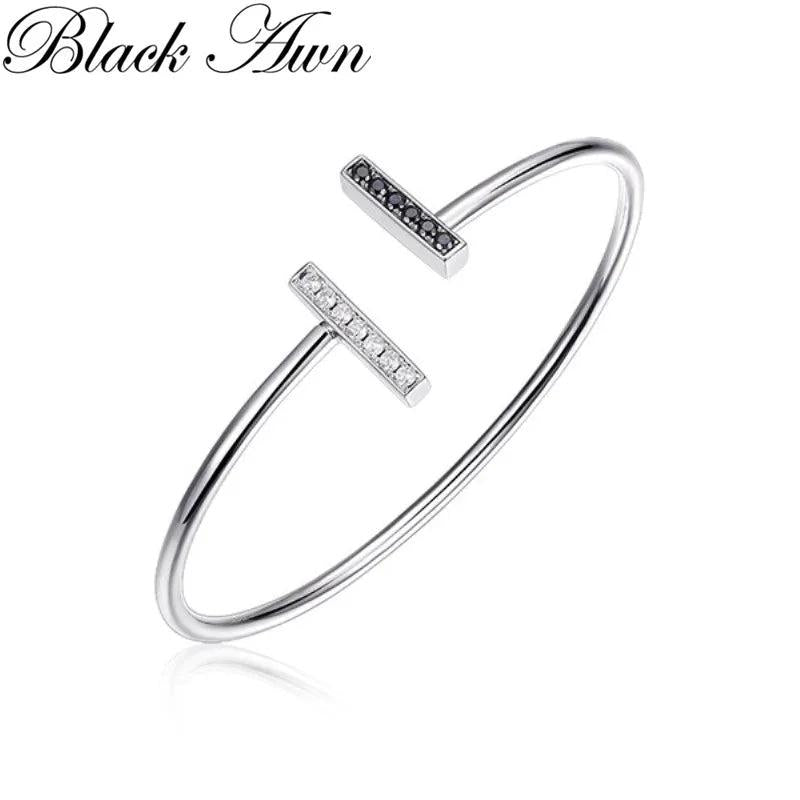 AWN Hot Silver Open Charm Bracelet & Bangle Wedding Jewelry