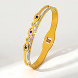 Vintage Boho Evil Eye Stainless Steel Bangles & Bracelets for Women