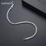 Delicate Round CZ Tennis Bracelet for Women