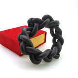 Rubber Charm Bracelets for Women Elasticity Bangle Chain Jewelry