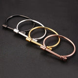 Minimalist Stainless Steel Bangle for Women