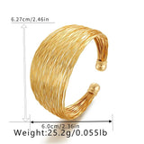 Alloy Round Chain Charms Cuff Bracelet for Women Female Bracelets