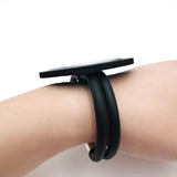 Spiral Tension Mount Charm Bracelet Rubber Jewelry