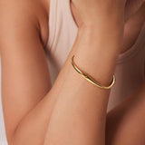 Youthway Stainless Steel Open Bangle Bracelet for Women