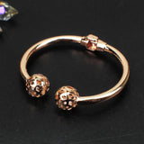 Alloy Bangles Bracelets Women Geometric Cuff Bangles Jewelry