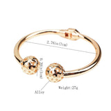 Alloy Bangles Bracelets Women Geometric Cuff Bangles Jewelry