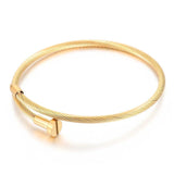 Adjustable Hairband Nail bangle Charm Bracelet Men's Women's Punk Jewelry