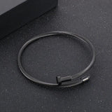 Adjustable Hairband Nail bangle Charm Bracelet Men's Women's Punk Jewelry