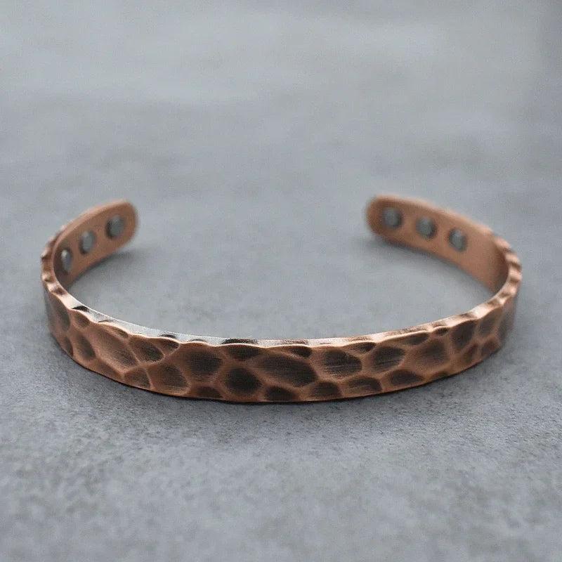 Magnetic Pure Copper Bracelet Men Adjustable Cuff Bracelets Arthritis Health