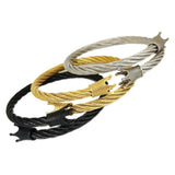 Men Steel Roman Numeral Bracelet Crown Charm Geometry Pulseiras Set
