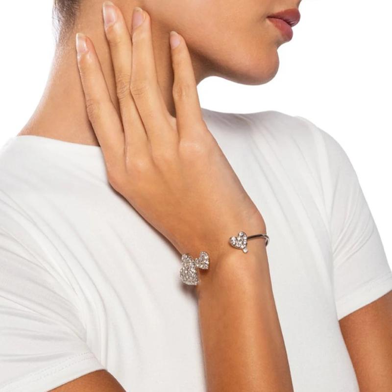 Cuff Heart Bracelet for Women Charm Girls Wedding Bangle