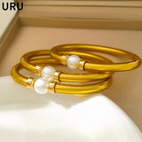 Silicone Pearl Charm Bracelet for Women - Party Gift