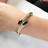 Rhinestones Cuff Bracelets Charm Bangles For Women Wedding Party Jewelry