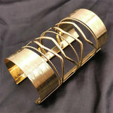 Fkewyy Exaggeration Cuff Bracelets for Women