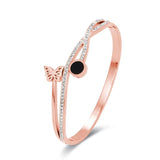 Stainless Steel Rose Plated Shell Bracelet Women Charm Bracelets