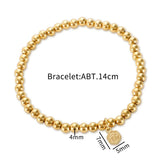 Stainless Steel Lucky Charm Bracelet for Women