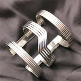 Gothic Bracelets For Women Hollow Out Charm Jewelry Geometry Punk Cuff Bracelets
