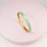 Vintage Roman Numeral Bracelet Charm Cuff Stainless Steel Bracelet