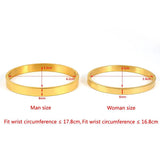 Stainless Steel Round Bangles Charm Bracelets Jewelry For Wedding