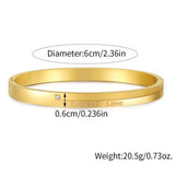 Boho Endless Love Cuff Bangles for Women Bracelet