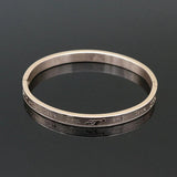 Stainless Steel Love Heart Bangles Bracelets - Women Party Gift
