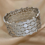 Multilayer Wide Bangles Bracelets Women Punk Jewelry
