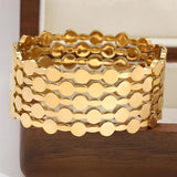 Multilayer Wide Bangles Bracelets Women Punk Jewelry