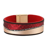 Charm Leather Bracelet for Women's Punk Casual Party Jewelry