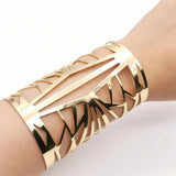 Fkewy Gothic Butterfly Cuff Bracelet Hollow Out Jewellery Charm Accessories