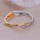 Rose Crystal Cuff Bracelet Bangles Female Jewelry
