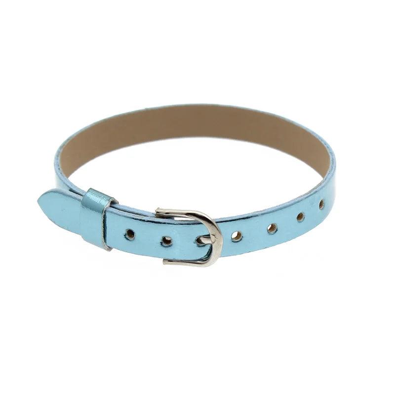 Slide Charms Letters Alphabet Bracelet Wristband DIY Jewelry For Women Kids