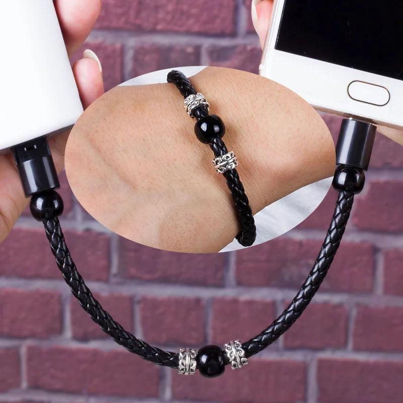Men Casual Leather Bracelets Charm Multilayer Braid Wrap Bracelets Bangles
