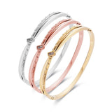 Stainless Steel Crystal Bracelets with Natural Shell Charm Cross Design